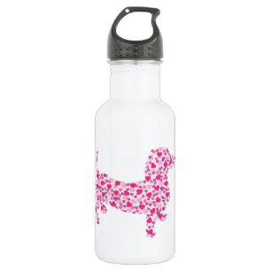 Bouteille D'eau En Acier Inoxydable Doxies du coeur rose