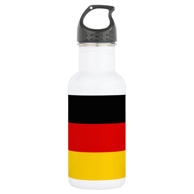 Bouteille D'eau En Acier Inoxydable Drapeau allemand (Devant)
