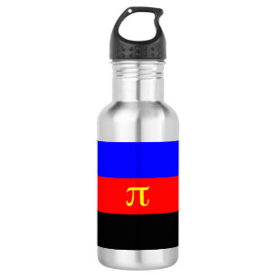 Bouteille D'eau En Acier Inoxydable Drapeau de fierté polyamoureuse
