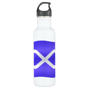 Bouteille D'eau En Acier Inoxydable Drapeau des Premières nations Metis