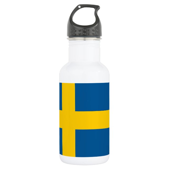 Bouteille D'eau En Acier Inoxydable Drapeau suédois Liberty Bottle (Devant)