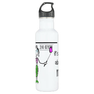 Bouteille D'eau En Acier Inoxydable Drogué Selfie de gymnase tout au sujet de moi