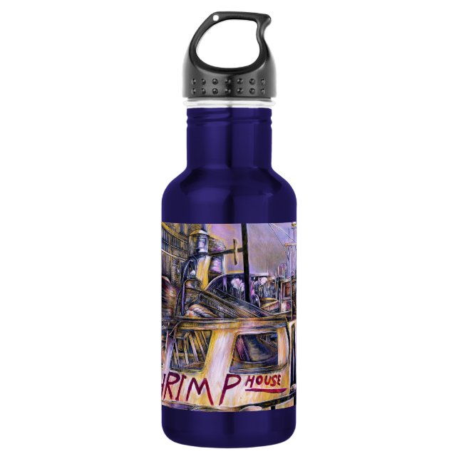 Bouteille D'eau En Acier Inoxydable Eau.Né Mystère Viande, Israël (Devant)