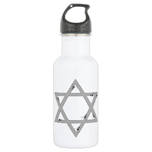 Bouteille D'eau En Acier Inoxydable elegent star of david
