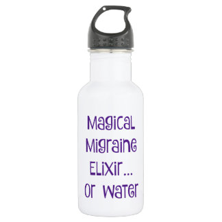Bouteille D'eau En Acier Inoxydable Élixir magique de migraine…. l'eau