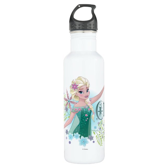 Bouteille D'eau En Acier Inoxydable  Elsa| Donner du coeur (Devant)