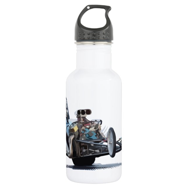 Bouteille D'eau En Acier Inoxydable Emballage d'entrave et voitures à moteur gonflé (Devant)