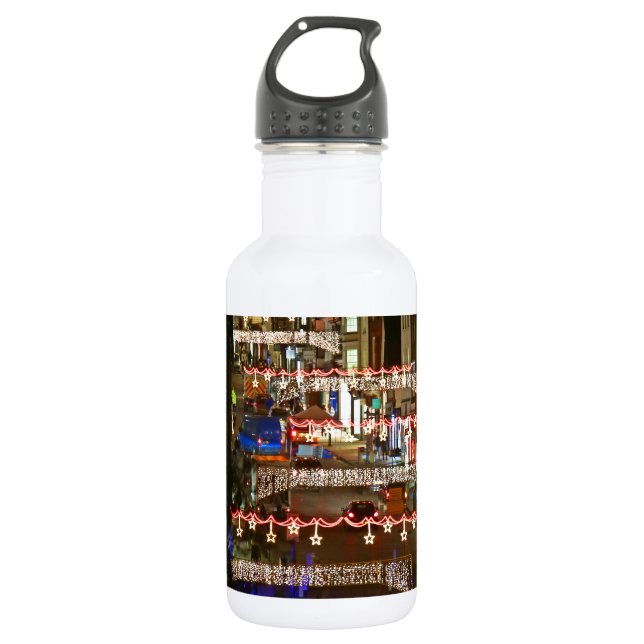Bouteille D'eau En Acier Inoxydable Feux de Noël Guildford (Devant)