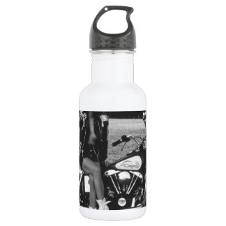 Bouteille D'eau En Acier Inoxydable Fille pin-up de moto