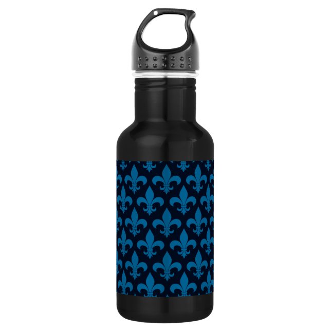 Bouteille D'eau En Acier Inoxydable Fleur de lis Motif Classic (Devant)