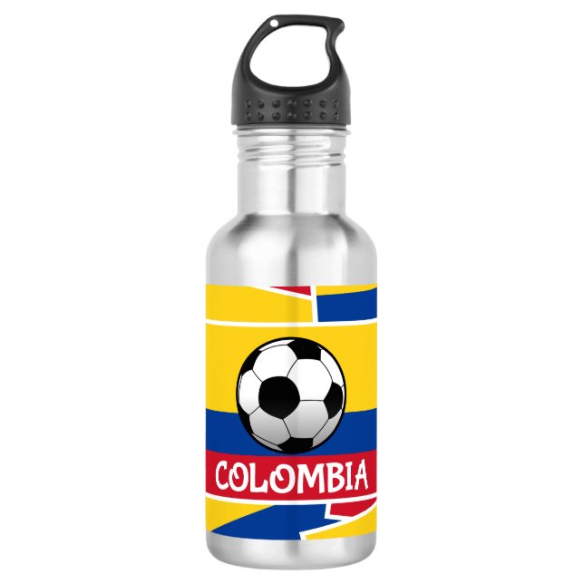 Bouteille D'eau En Acier Inoxydable Football américain de Colombia (Devant)