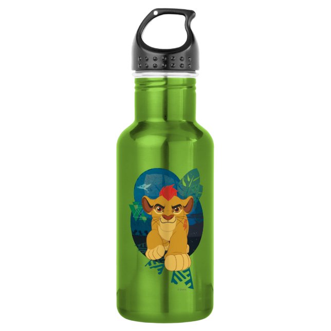 Bouteille D'eau En Acier Inoxydable Garde de Lion| Kion Safari Graphic (Devant)