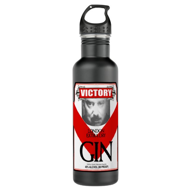 Bouteille D'eau En Acier Inoxydable Genièvre de la victoire d'Ingsoc (Devant)