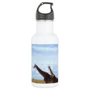 Bouteille D'eau En Acier Inoxydable Giraffes africaines Safari