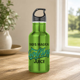 Bouteille D'eau En Acier Inoxydable Golf Sports Drôle Golfeur Papa Jus de Golf Magique
