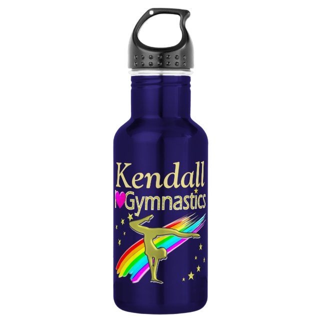 BOUTEILLE D'EAU EN ACIER INOXYDABLE GORGEOIS GOLD CUSTOM GYMNAST WATER BOTTTEL (Devant)