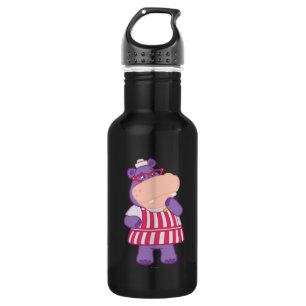 Bouteille D'eau En Acier Inoxydable Hallie le joyeux hippo