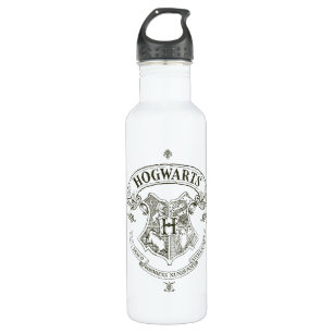 Bouteille D'eau En Acier Inoxydable Harry Potter   Hogwarts Banner Crest
