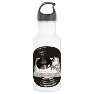BOUTEILLE D'EAU EN ACIER INOXYDABLE HIP HOP BATTRE DES LYRIQUES DE COMPÉTENCES SUR LE 