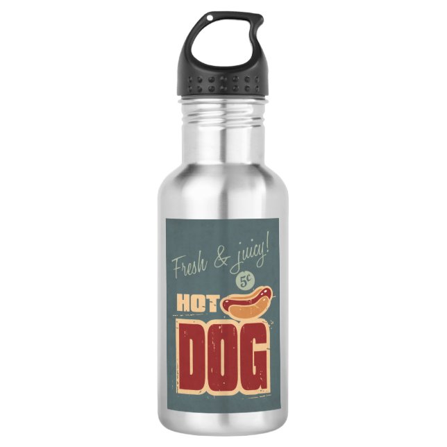 Bouteille D'eau En Acier Inoxydable Hot-dog (Devant)