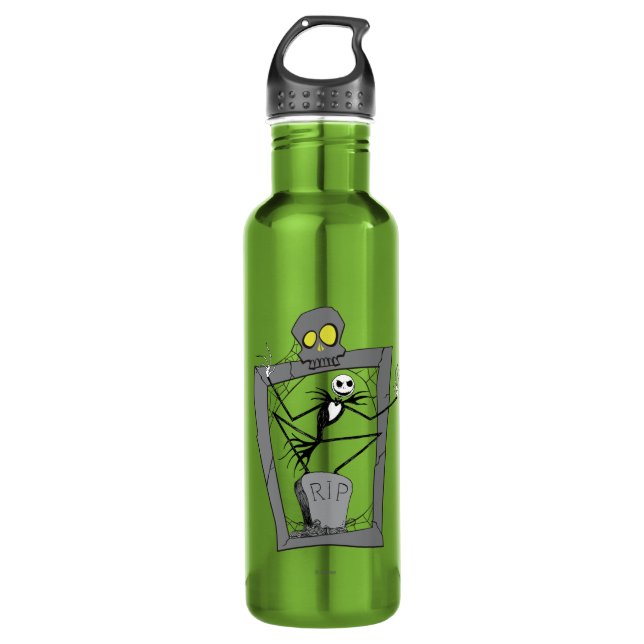 Bouteille D'eau En Acier Inoxydable Jack Skellington | RIP (Devant)