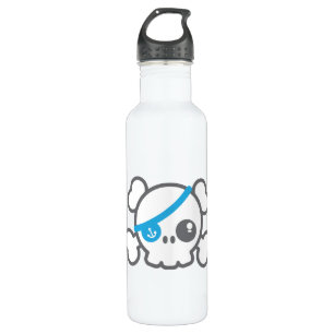Bouteille D'eau En Acier Inoxydable Kawaii Pirate Skull