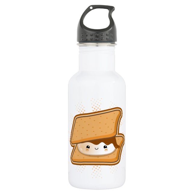 Bouteille D'eau En Acier Inoxydable Kawaii Smore (Devant)