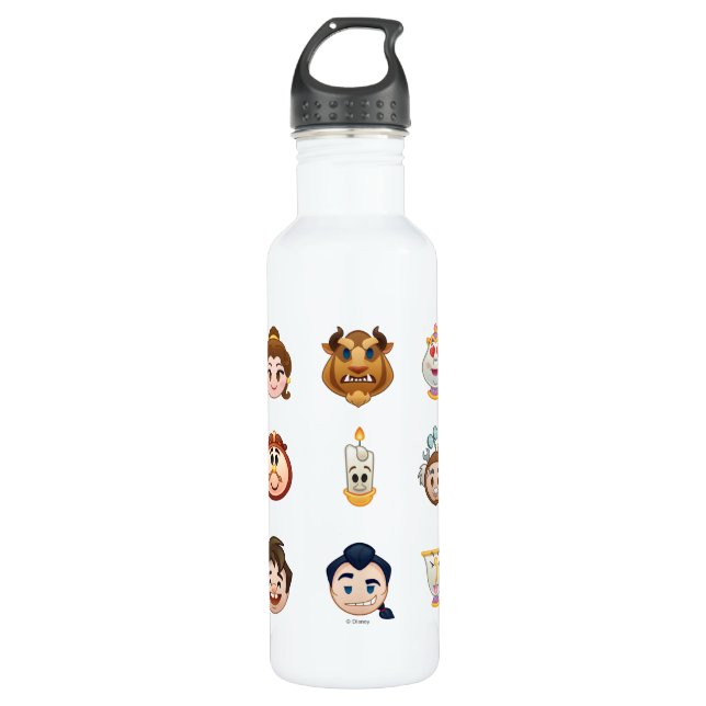 Bouteille D'eau En Acier Inoxydable La beauté et l'Emoji des bêtes| Caractères (Devant)