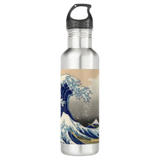 Bouteille D'eau En Acier Inoxydable La Grande Vague De L'Art Japonais Kanagawa