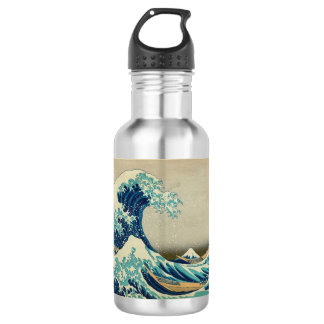 Bouteille D'eau En Acier Inoxydable La grande vague outre de Kanagawa
