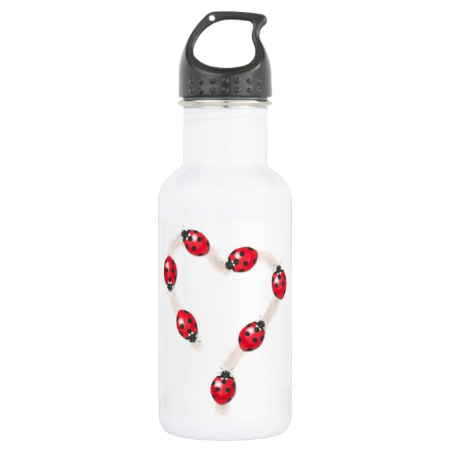 Bouteille D'eau En Acier Inoxydable Ladybug Heart Liberty Bottle (Devant)