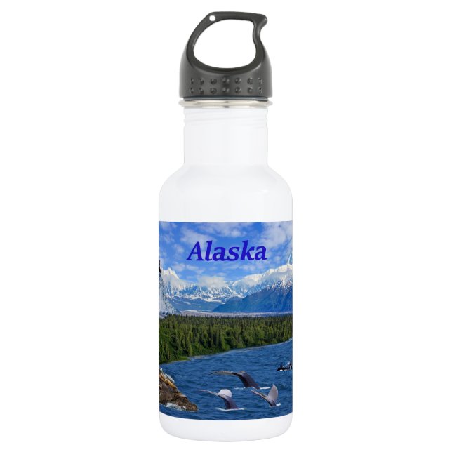 Bouteille D'eau En Acier Inoxydable L'Alaska (Devant)