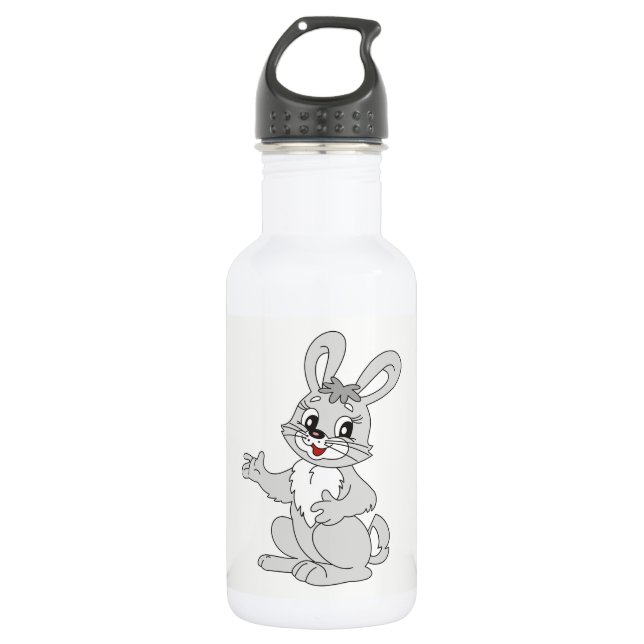 Bouteille D'eau En Acier Inoxydable Lapin (Devant)