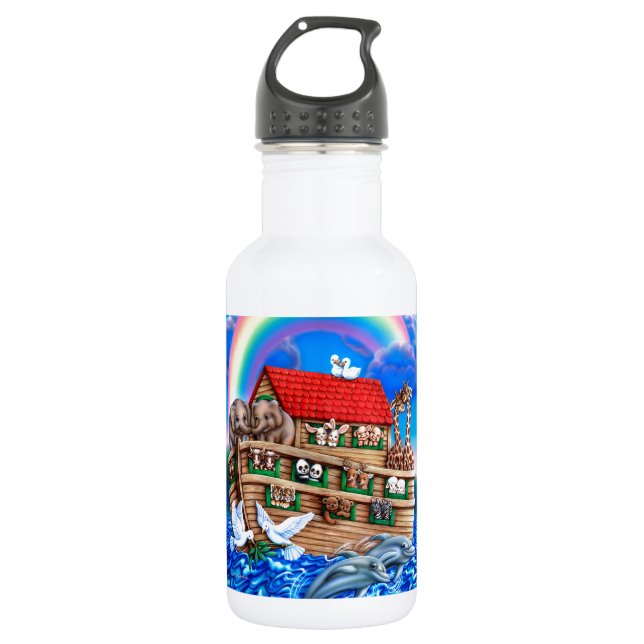 Bouteille D'eau En Acier Inoxydable L'arche de Noé (Devant)