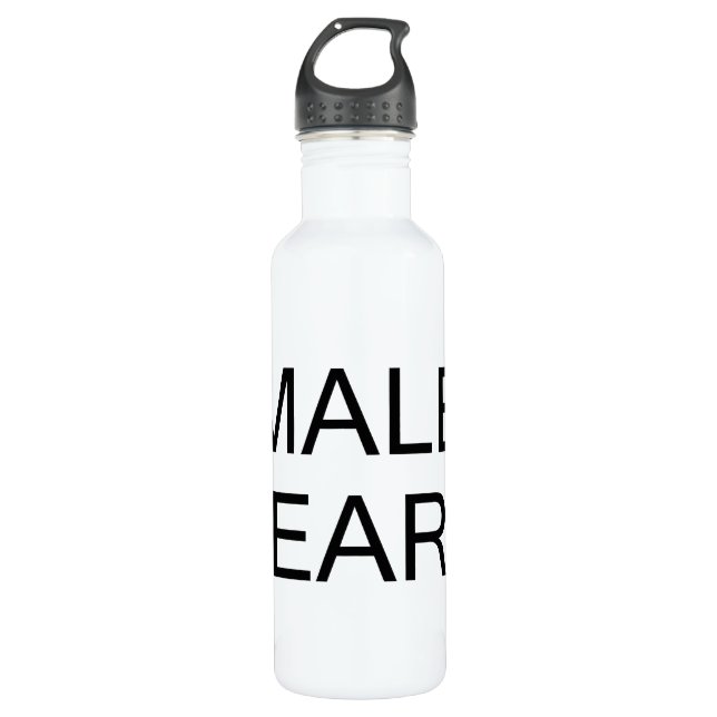 Bouteille D'eau En Acier Inoxydable Larmes masculines (Devant)