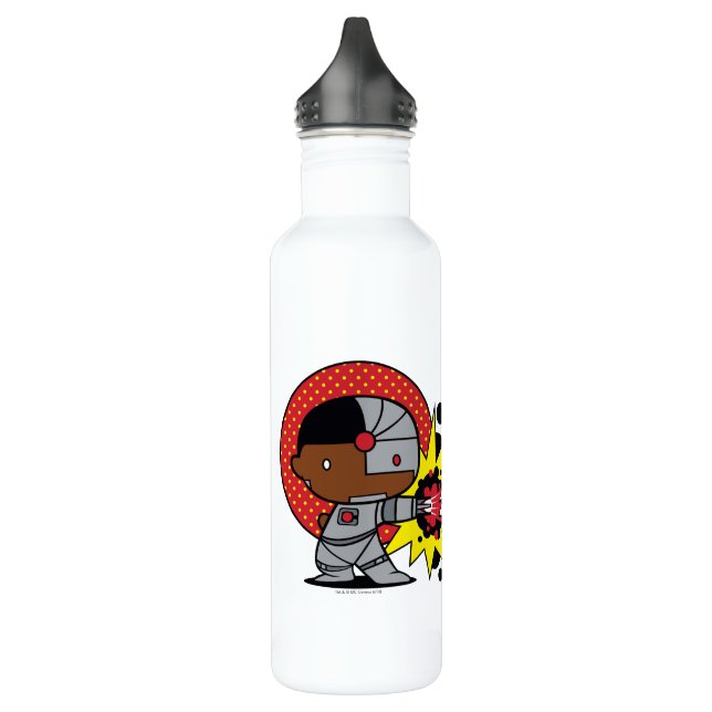 Bouteille D'eau En Acier Inoxydable Le canon Cybernétique de Chibi Cyborg (Gauche)