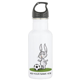 Bouteille D'eau En Acier Inoxydable Le football de lapin