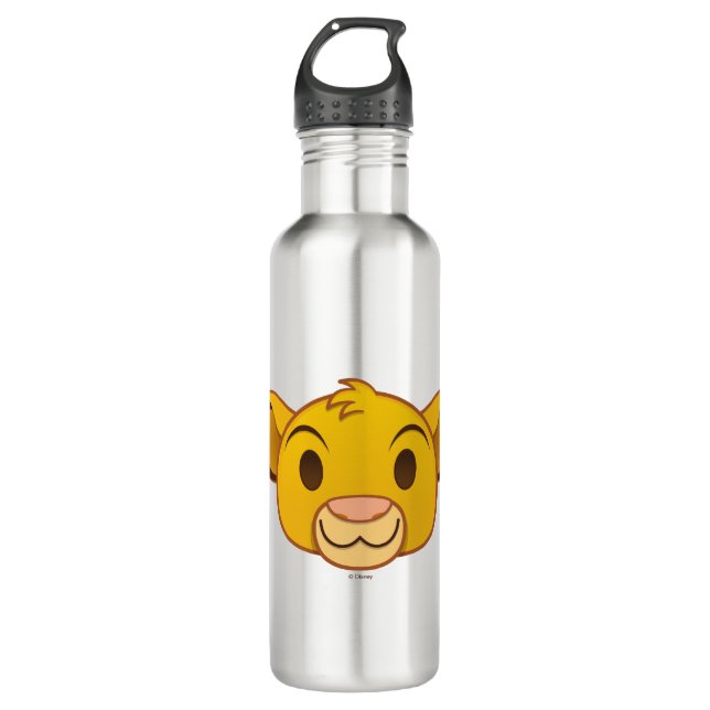 Bouteille D'eau En Acier Inoxydable Le Roi Lion| Simba Emoji (Devant)