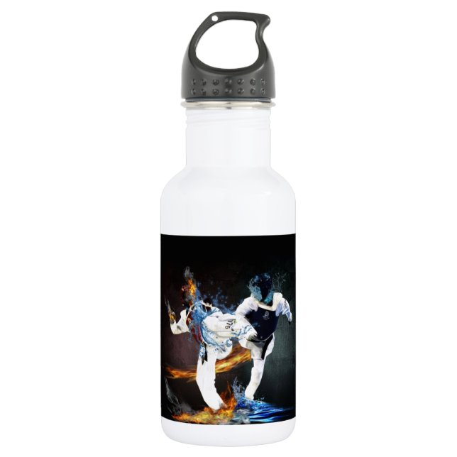 Bouteille D'eau En Acier Inoxydable le Taekwondo (Devant)