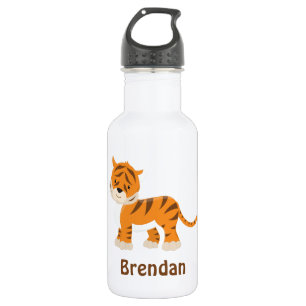Bouteille D'eau En Acier Inoxydable Les enfants ont personnalisé le tigre
