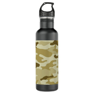 Bouteille D'eau En Acier Inoxydable Liberté Bottleworks de lumière de désert de Camo