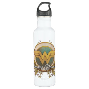 Bouteille D'eau En Acier Inoxydable Logo de croquis Wonder Woman Folift
