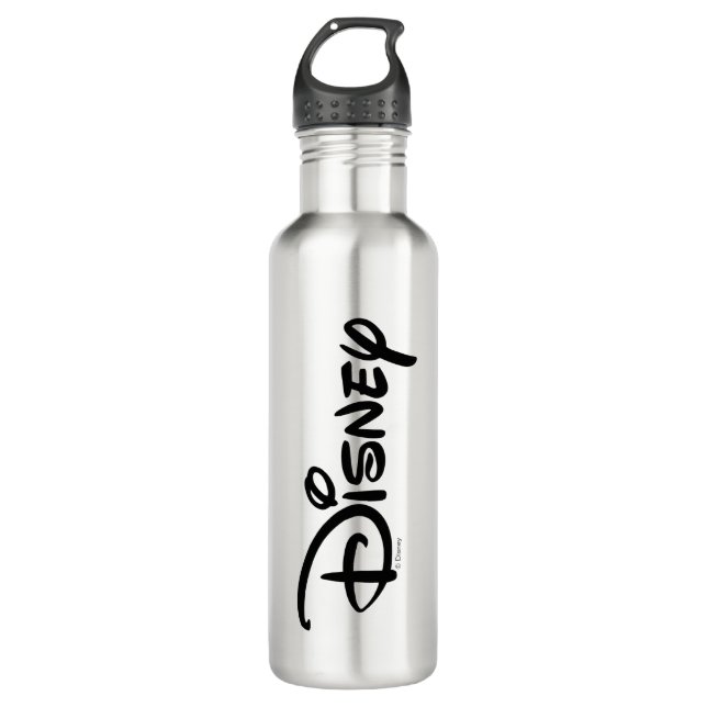 Bouteille D'eau En Acier Inoxydable Logo de Disney White (Devant)