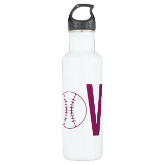 Bouteille D'eau En Acier Inoxydable Love Baseball