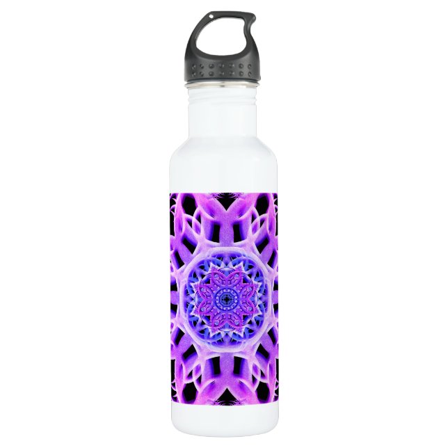 Bouteille D'eau En Acier Inoxydable Mandala de mûre (Devant)
