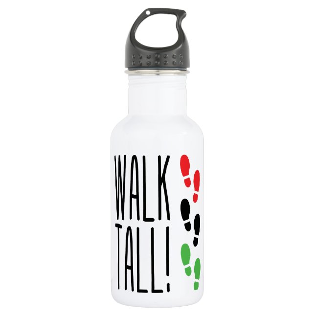 Bouteille D'eau En Acier Inoxydable Marcher Haut (Devant)