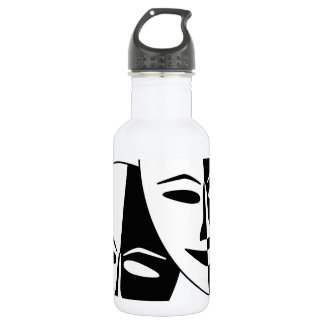 Bouteille D'eau En Acier Inoxydable Masques de théâtre