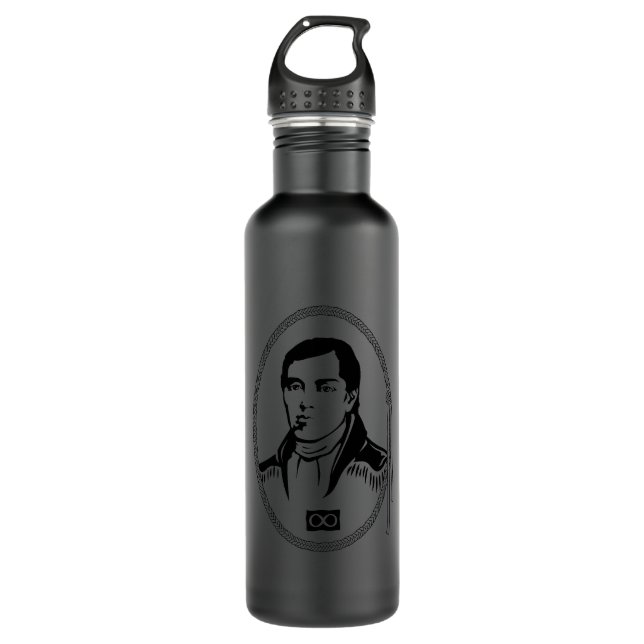 Bouteille D'eau En Acier Inoxydable Metis Leader Canadian Metis Hero (Devant)