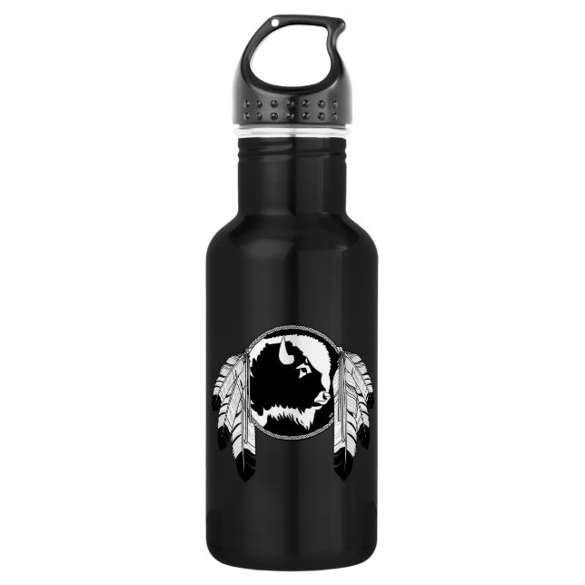Bouteille D'eau En Acier Inoxydable Metis Spirit Animal Native Art (Devant)