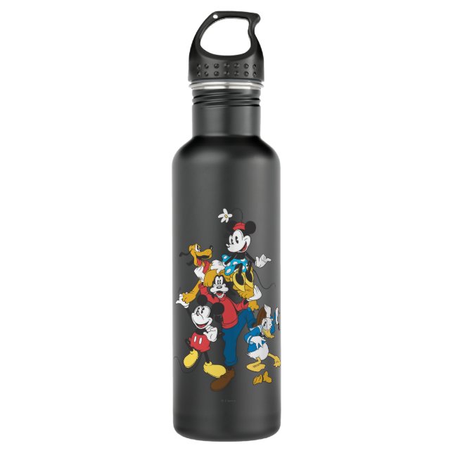 Bouteille D'eau En Acier Inoxydable Mickey & Friends | Groupe classique (Devant)